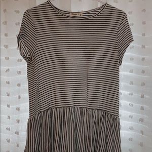 Black and white striped shirt